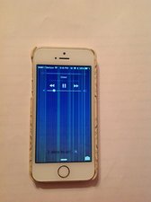 iphone 5s blue screen issues