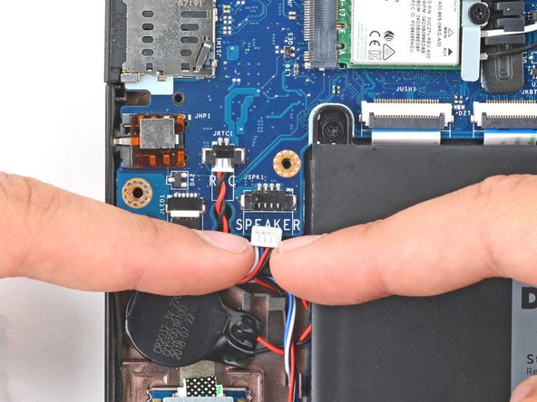 Dell Latitude 7490 Speakers Replacement, Disconnect the speakers: Schritt 9, Bild 3 von 3