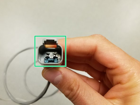 Autosampler Node Assembly (For New Version), Preparing 2-pin amphenol battery box connector: step 9, image 3 of 3