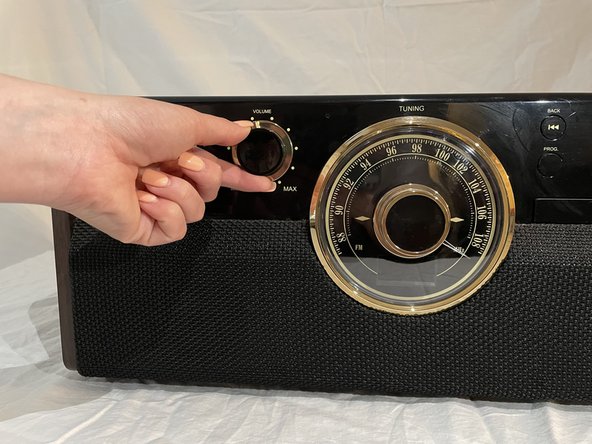 How to Fix a Broken Knob on a Victrola Empire 6-in-1 Bluetooth Record Player with 3-Speed Turntable: step 3, image 2 of 3