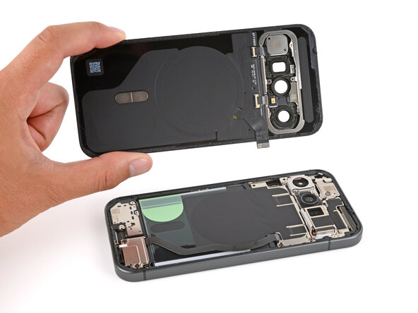 Google Pixel 10 Vibration Motor Replacement, Remove the back glass: 15 단계, 이미지 1개 중 1개