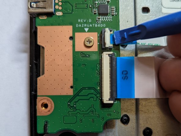 Acer Chromebook cb3-532-c47c Keyboard / Palm Rest Replacement, Remove the LED Cable: crwdns2935265:028crwdnd2935265:02crwdnd2935265:02crwdne2935265:0