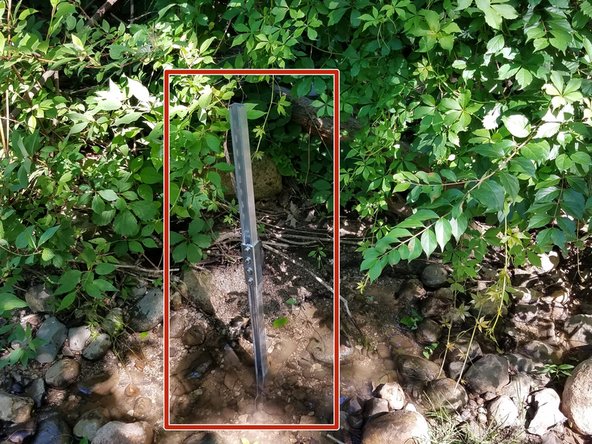 Depth Sensor Node Streambed Installation Procedure, Attaching additional strut channel: step 3, image 3 of 3