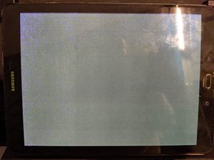 Samsung tablet shop screen problems