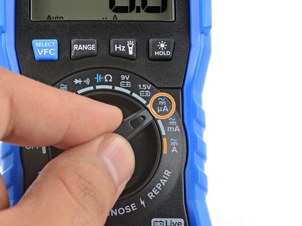 How to Make Advanced Measurements With a Multimeter, How to measure low current (mA scale): crwdns2935265:04crwdnd2935265:03crwdnd2935265:03crwdne2935265:0