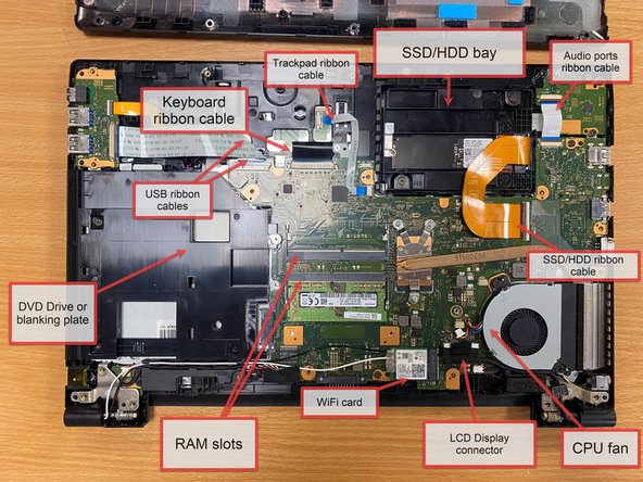 Satellite Pro R50-EC Teardown, Internals Overview: crwdns2935265:03crwdnd2935265:02crwdnd2935265:02crwdne2935265:0
