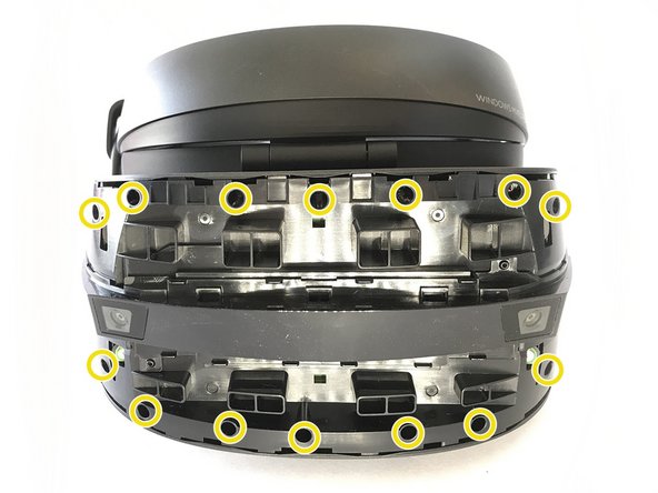 HP Windows Mixed Reality Headset Developer Edition Teardown, Remove interior plastic and screws: crwdns2935265:03crwdnd2935265:03crwdnd2935265:03crwdne2935265:0