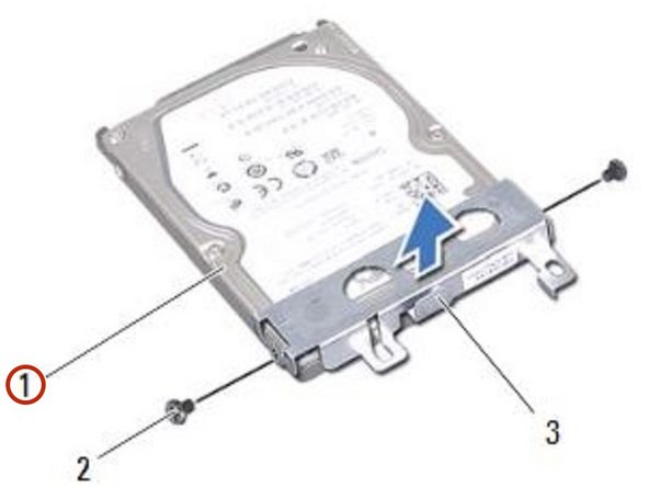 Dell Inspiron 14 M4040 Hard Drive Replacement, Placing the Hard Drive: crwdns2935265:04crwdnd2935265:02crwdnd2935265:02crwdne2935265:0