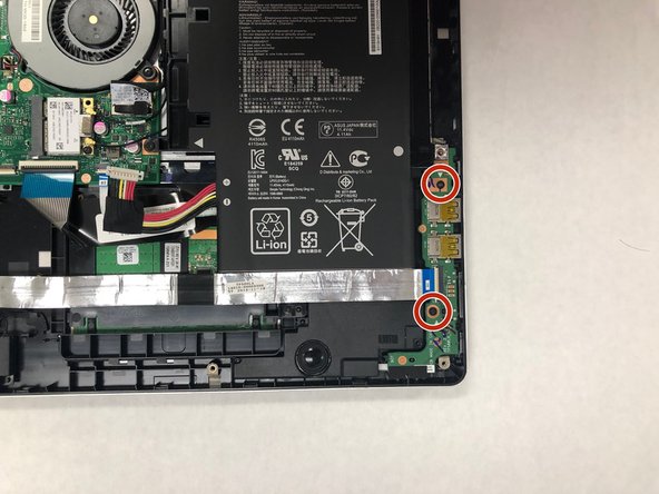 ASUS Transformer Book Flip TP500LA USB and Power Circuit Board Replacement
