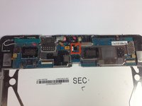 Samsung Galaxy Tab 10.1 Rear Camera Flash Replacement