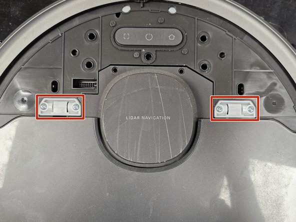 Dreame Z10 Pro: Laser Distance Sensor Replacement, Remove the back half of the top cover: crwdns2935265:02crwdnd2935265:01crwdnd2935265:02crwdne2935265:0