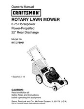 Craftsman Walk Behind Mower 917.376061 iFixit