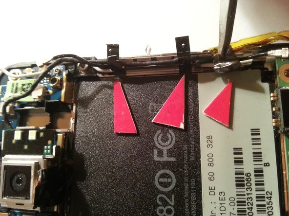 HTC HD 2 Front Panel Replacement, Nur lösen / Anschluss Flex links von Laut/leise buttons: crwdns2935265:06crwdnd2935265:03crwdnd2935265:03crwdne2935265:0