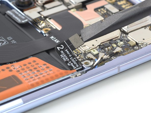 Xiaomi 12 Screen Replacement, Disconnect the battery cables: crwdns2935265:017crwdnd2935265:03crwdnd2935265:03crwdne2935265:0