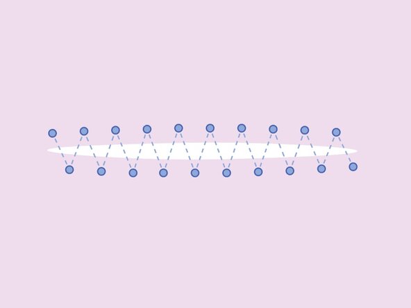 Baseball Stitch on a Tear, Plan the stitch: crwdns2935265:03crwdnd2935265:01crwdnd2935265:03crwdne2935265:0