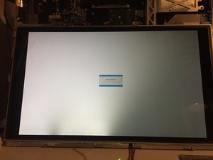 iMac turned into external monitor, backlight issue - iMac Intel 27