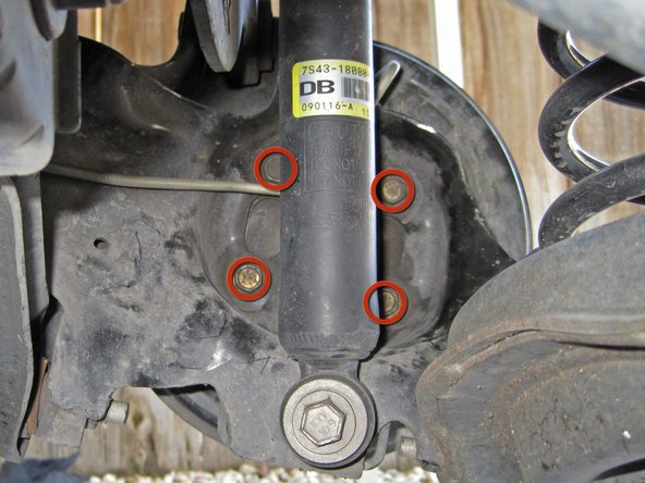 2005-2007 Ford Focus Brake Shoes Replacement: passo 17, imagem 3 %32