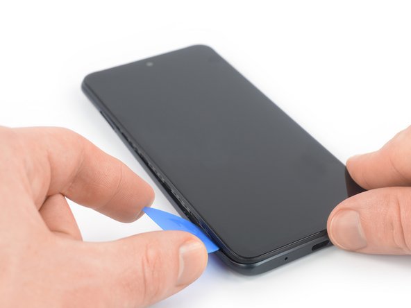 Xiaomi Redmi Note 10 5G Screen Replacement, Release the plastic clips: crwdns2935265:015crwdnd2935265:02crwdnd2935265:02crwdne2935265:0