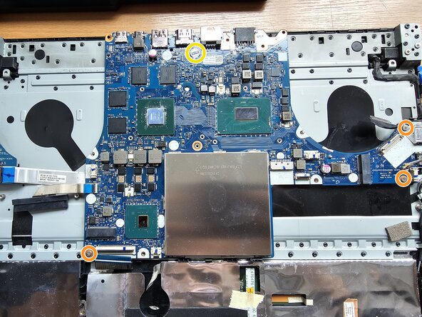 Lenovo Legion Y530-15ICH Upper Case with Keyboard Replacement, Remove the system board (motherboard) (2/3): crwdns2935265:017crwdnd2935265:02crwdnd2935265:03crwdne2935265:0