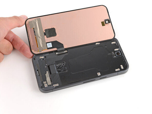 Google Pixel 9a Screen Replacement, Lay the screen flat: crwdns2935265:015crwdnd2935265:02crwdnd2935265:02crwdne2935265:0