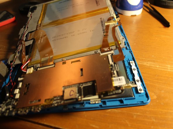 Nextbook NXA116QC164 Display Assembly Replacement, Remove logic board housing (and button strip): step 8, image 2 of 2