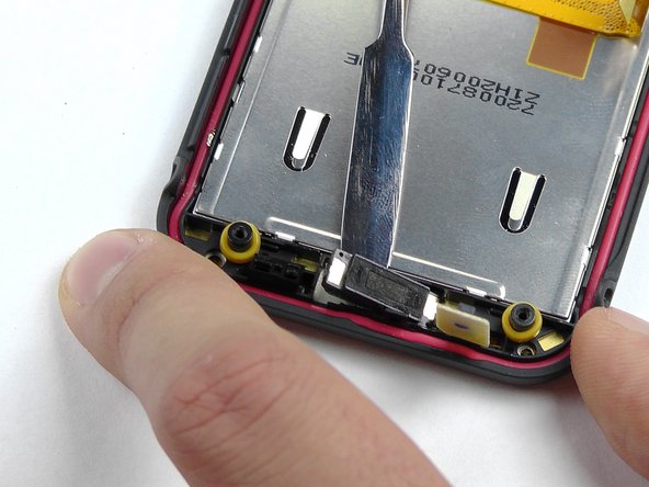 Motorola Defy Earpiece Speaker Replacement, Remove the earpiece speaker: crwdns2935265:09crwdnd2935265:02crwdnd2935265:02crwdne2935265:0