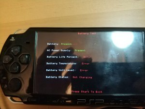 Psp Working With Power Supply But Functioning Batteries Not Detected Psp 00 Ifixit