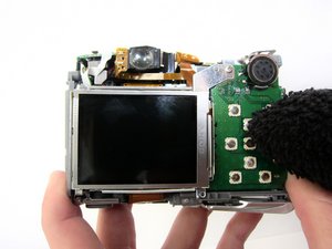 How to clean Canon PowerShot A550 buttons