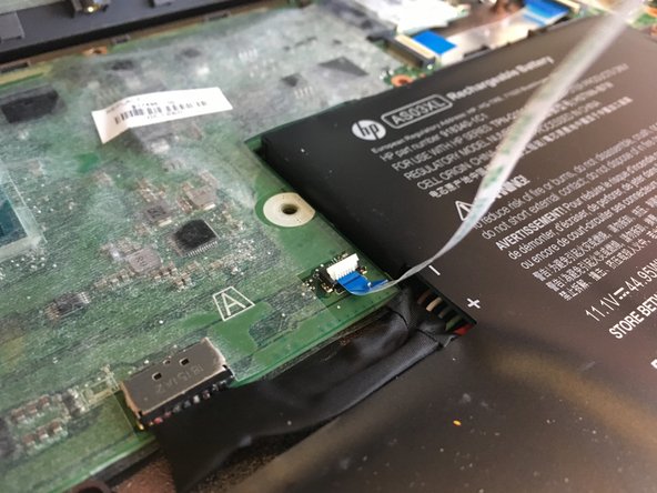 HP Chromebook 11 G5 EE DC IN Port Replacement, Disconnect Touchpad Ribbons: step 3, image 3 of 3