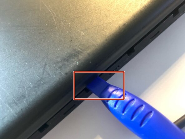 Amazon Kindle Fire 7th Generation Battery Replacement, Loosen the back cover clips: crwdns2935265:01crwdnd2935265:01crwdnd2935265:03crwdne2935265:0