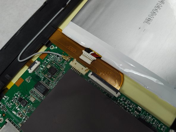 Quantum View 10.1 Motherboard Replacement, Unhooking the battery: crwdns2935265:03crwdnd2935265:02crwdnd2935265:02crwdne2935265:0