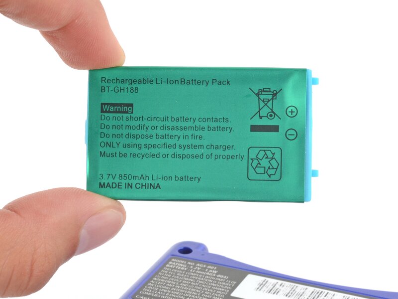 Nintendo Game Boy Advance SP Battery Replacement
