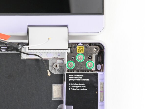 Framework Laptop 12 Webcam Cable Replacement, Disconnect the Top Cover: 27 단계, 이미지 2개 중 2개