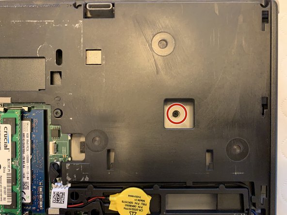 Lenovo ThinkPad T440p Keyboard and/or Palmrest/Fingerprint Reader Replacement, Remove screws securing the palmrest: stap 0, afbeelding 3 van 3
