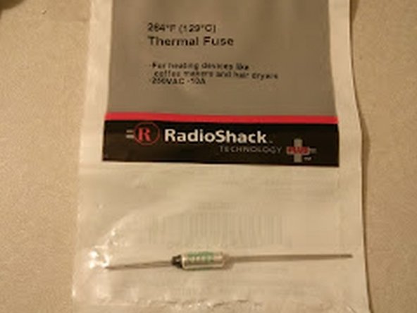 Mr. Coffee IDS77 Grinder Thermal Fuse Replacement: crwdns2935265:04crwdnd2935265:02crwdnd2935265:02crwdne2935265:0