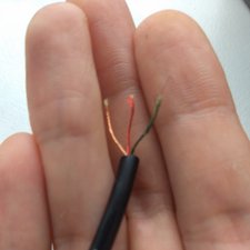 Fixing headset wires hot sale