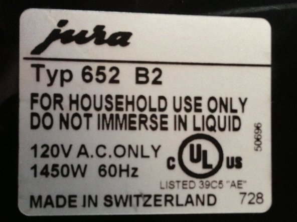 Jura Capresso IMPRESSA J5 Teardown: crwdns2935265:03crwdnd2935265:02crwdnd2935265:02crwdne2935265:0