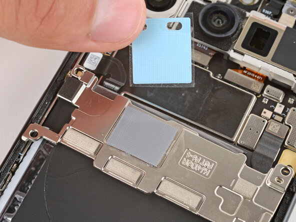 Google Pixel 10 Rear Cameras Replacement, Replace the thermal pad: 32 단계, 이미지 3개 중 3개