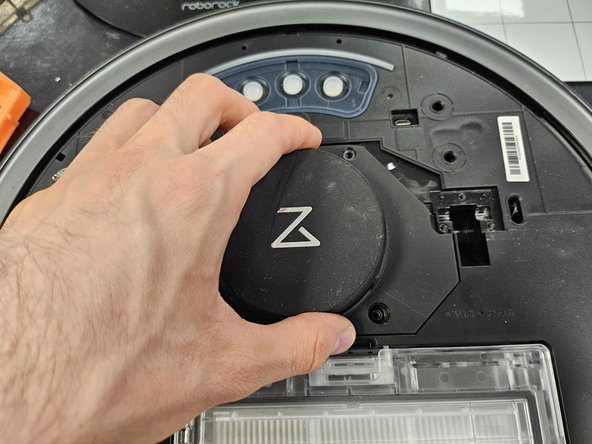 Roborock S7: Laser Distance Sensor Replacement, Remove the screws holding the LDS cage.: crwdns2935265:04crwdnd2935265:02crwdnd2935265:03crwdne2935265:0