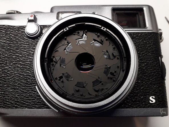 Fujifilm X100 and X100S lens partial Disassembly , from the