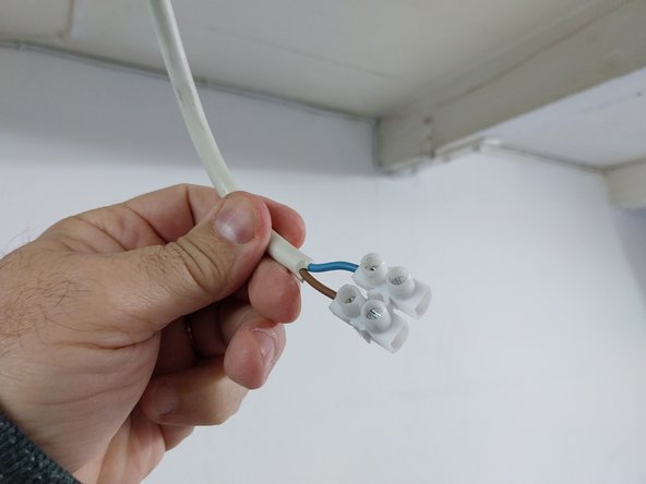 Modificación de una luminaria antigua de tubos fluorescentes, a tubos led, Recableado.: paso 3, imagen 3 de 3