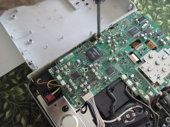 Sharp PG-A10X Thermal Fuse Replacement, Loosen the circuit board (1): crwdns2935265:06crwdnd2935265:02crwdnd2935265:03crwdne2935265:0