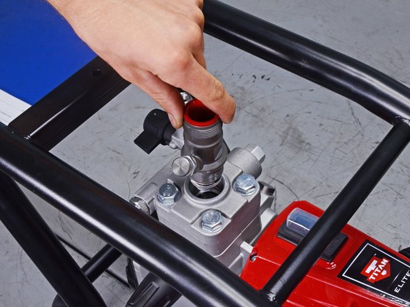 Titan High Pressure Airless Sprayer Elite 3000 Inlet Valve Replacement: step 3, image 2 of 3