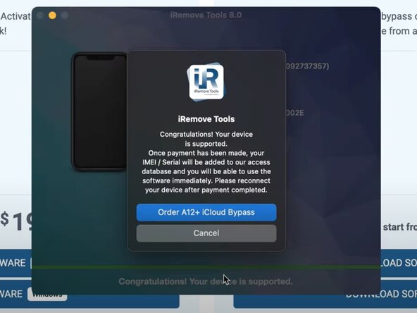 How to Bypass Activation Lock with iRemove Tools, Purchasing the Service: step 6, image 2 of 2
