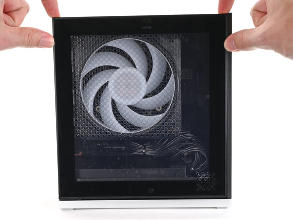 Framework Desktop CPU Fan Replacement, Install the Left Panel: crwdns2935265:022crwdnd2935265:02crwdnd2935265:03crwdne2935265:0