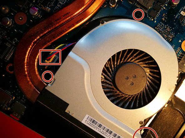 Asus N551JQ thermal paste replacement, Remove the cooling unit: crwdns2935265:016crwdnd2935265:03crwdnd2935265:03crwdne2935265:0