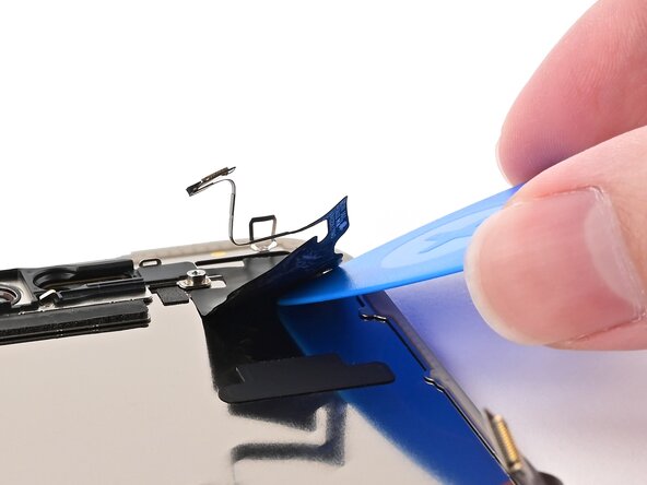 iPhone 16 Pro Max Screen Replacement, Peel up the ambient light sensor cable: 步骤 22 中的图像 2，3