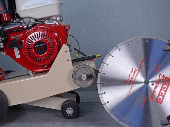 EDCO PRO KL-18 Concrete Saw Belts Replacement: crwdns2935265:019crwdnd2935265:03crwdnd2935265:03crwdne2935265:0