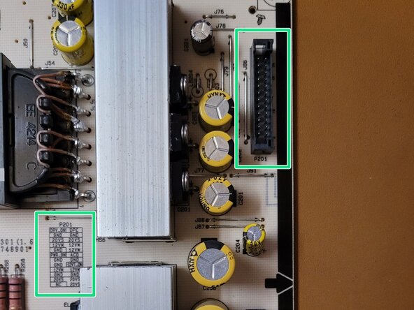 LG OLED TV - Power supply board troubleshooting and repair, Check standby voltage: crwdns2935265:02crwdnd2935265:01crwdnd2935265:01crwdne2935265:0
