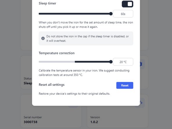 How to Use the FixHub Web Console, Offset temperature based on external calibration: crwdns2935265:010crwdnd2935265:03crwdnd2935265:03crwdne2935265:0